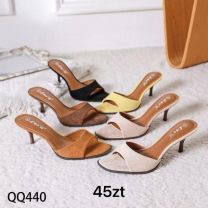 Klapki na obcasie (36-41/12P)