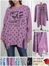 Bluzka damska (3-6XL/12szt)