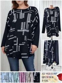 Bluzka damska (3-6XL/12szt)