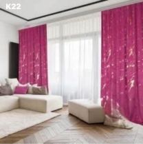 Zasłona welurowa  ze złotym wzorem taśma WAVE