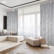 Zasłona welurowa  ze złotym wzorem taśma WAVE