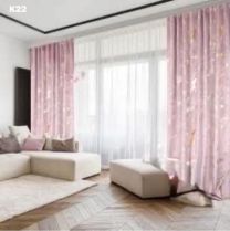 Zasłona welurowa  ze złotym wzorem taśma WAVE