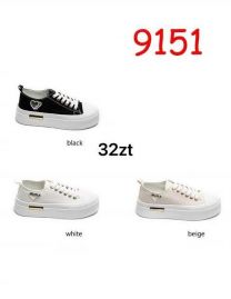 Trampki wiążane damskie(36-41/12P)