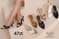 Klapki na obcasie (36-41/12P)