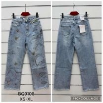 Spodnie jeansowe damskie (XS-XL/10szt)