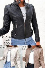 Kurtka ekoskóry damskie (S-2XL /5szt)