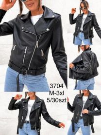 Kurtka ekoskóry damskie (M-3XL /5szt)