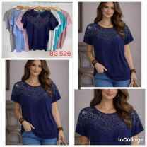 Bluzka damska (2XL-5XL/12szt)