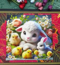 Poszewki dwustronne wielkanocne (45x45cm/12szt)