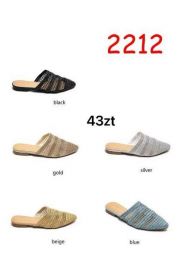 Klapki zakryte palce damskie(36-41/12P)