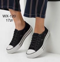 Trampki wiążane damskie(36-41/12P)