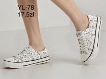 Trampki wiążane damskie(36-41/12P)