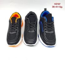 buty sportowe wiązane damskie (36-41/12P)