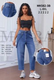 Spodnie jeans damskie (L-4XL/10szt)