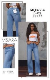 Spodnie jeans damskie (L-4XL/10szt)