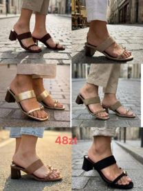 Klapki na obcasie (36-41/12P)