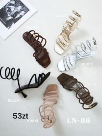 Sandały na szpilce (36-41/12 Par)