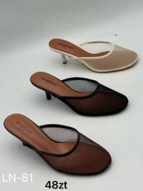 Klapki na obcasie (36-41/12P)