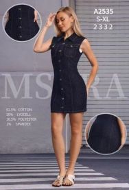 Sukienki jeans damskie (S-XL/10szt)