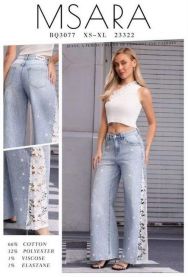 Spodnie jeans damskie (XS-XL/12szt)