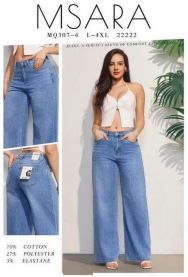 Spodnie jeans damskie (L-4XL/10szt)