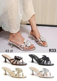 Klapki na obcasie (36-41/12P)