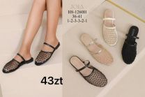 Klapki zakryte palce damskie(36-41/12P)