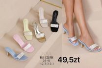Klapki na obcasie (36-41/12P)
