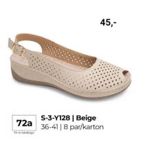 Sandały na koturnie (36-41/8P)