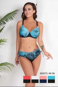 Strój kąpielowy dwuczęściowy damskie (48-56/5kpt)