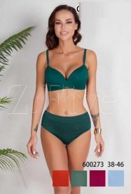 Strój kąpielowy dwuczęściowy damskie (38-46/5kpt)
