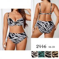 Strój kąpielowy dwuczęściowy damskie (46-54/4kpt)