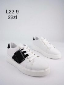 buty sportowe wiązane damskie (36-41/12P)