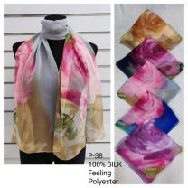 Szaliki damskie (uniwersalny/12szt)