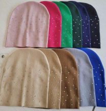 Czapki Damskie (uniwersalny/12szt)