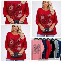 Bluzka damska (2XL-5XL/12szt)