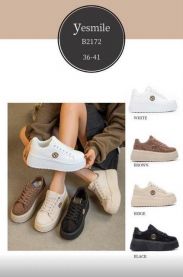 Buty Sportowe Wiązane Damskie (36-41/12P)