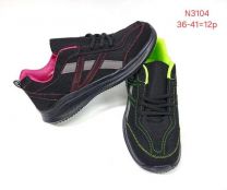 Buty Sportowe Wiązane Damskie (36-41/12P)