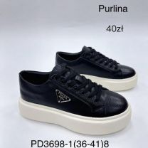 buty sportowe wiązane damskie (36-41/8P)
