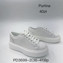 buty sportowe wiązane damskie (36-41/8P)