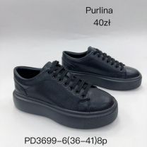 buty sportowe wiązane damskie (36-41/8P)