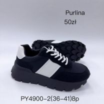 Buty Sportowe Wiązane Damskie (36-41/8P)