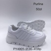 buty sportowe wiązane damskie (36-41/8P)