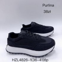 buty sportowe wiązane damskie (36-41/8P)