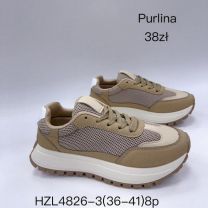 buty sportowe wiązane damskie (36-41/8P)