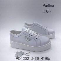 buty sportowe wiązane damskie (36-41/8P)