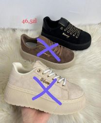 buty sportowe wiązane damskie (36-41/12P)