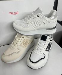 buty sportowe wiązane damskie (36-41/12P)