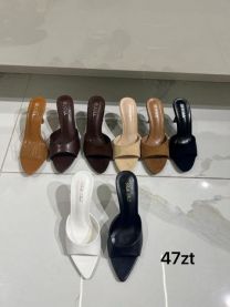 Klapki na obcasie (36-41/12P)