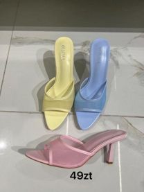 Klapki na obcasie (36-41/12P)